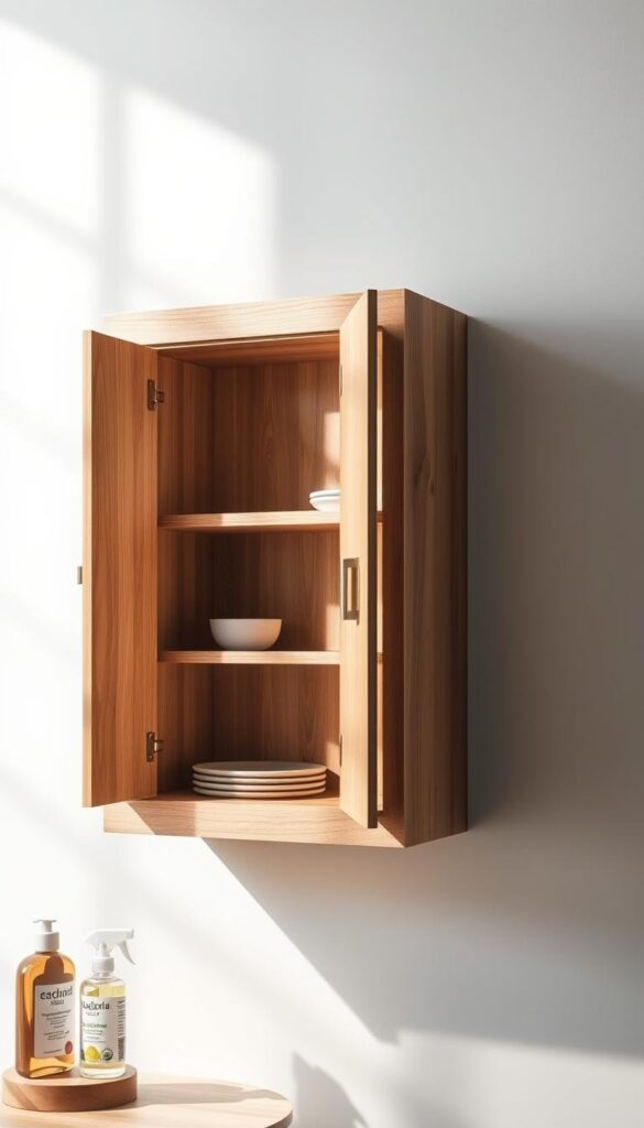 wood floating cabinets maintenance tips