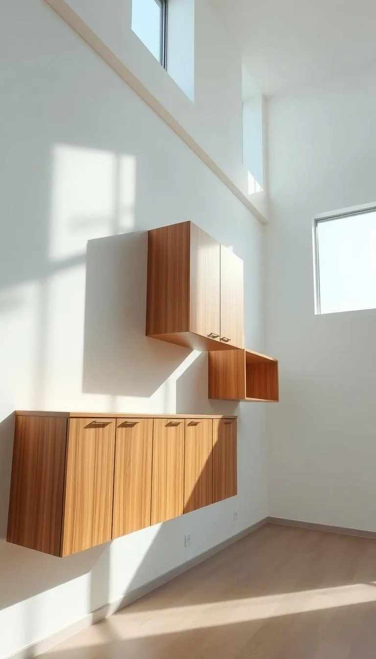 Wood Floating Cabinets: Stylish Storage Solutions