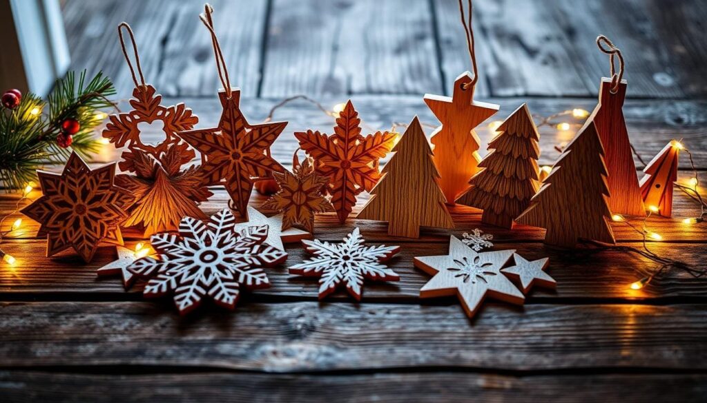 wooden Christmas tree ornaments wooden Christmas tree ornaments