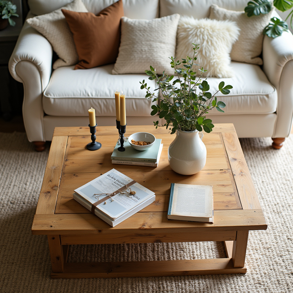 How to Style a Wooden Coffee Table: Rustic to Japandi