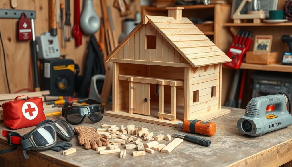 wooden toy barn DIY safety considerations