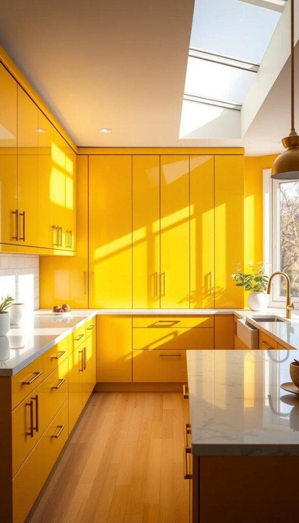 yellow kitchen cabinet design inspiration yellow kitchen cabinet design inspiration