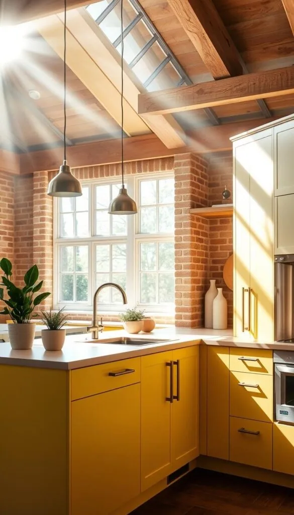yellow kitchen cabinet trends in contemporary and rustic styles